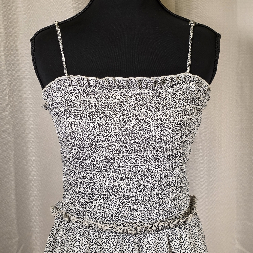 Jessica Simpson Smocked Ruffle Mini Dress Size M - Picture 2 of 13